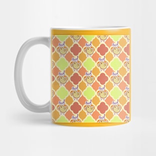 Peep Baby Chick Quatrefoil Pattern Mug